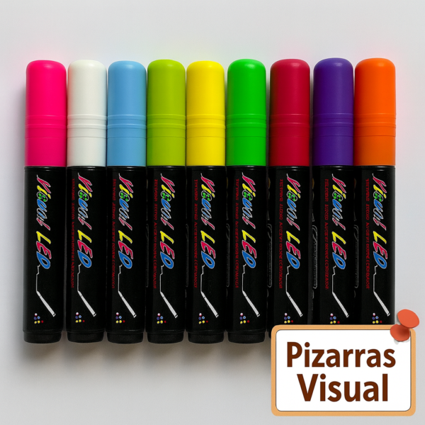 Marcadores fluorescentes juego de 8 colores